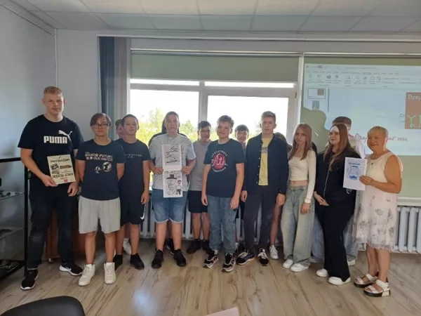 8.klase un sk.Sarmīte Buholce